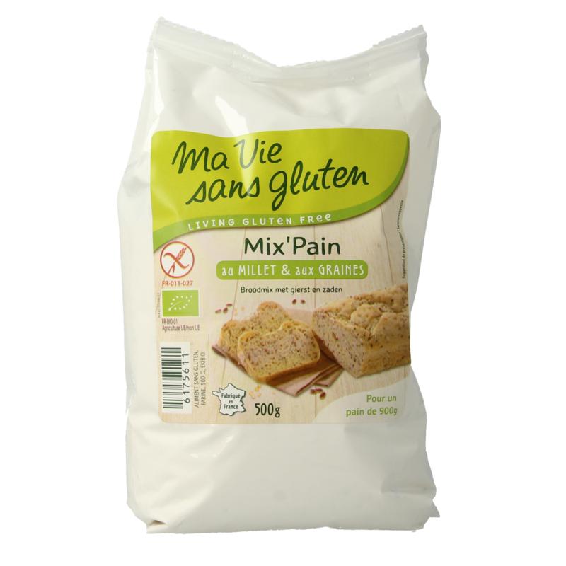Ma Vie Sans Broodmeel Met Gierst En Zaden Glutenvrij Bio