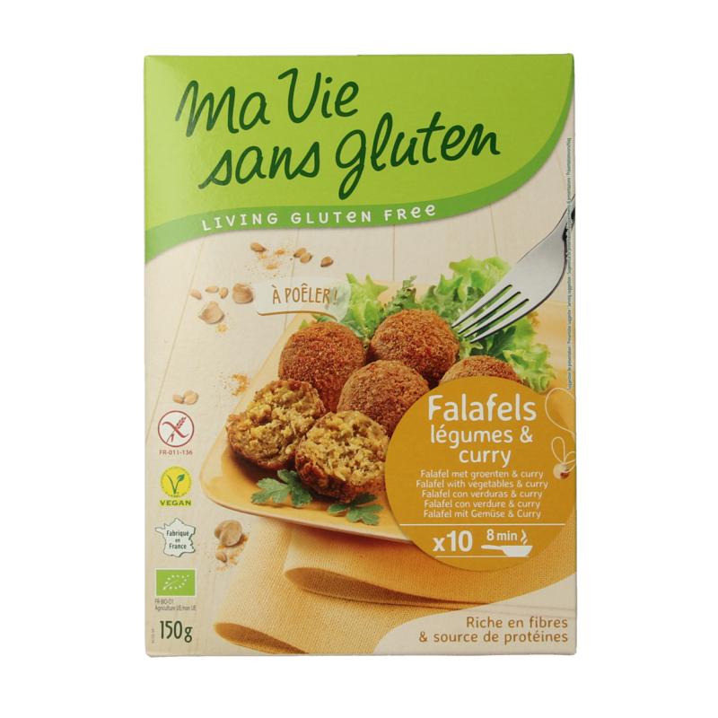 Ma Vie Sans Falafel Met Groente & Curry Glutenvrij Bio