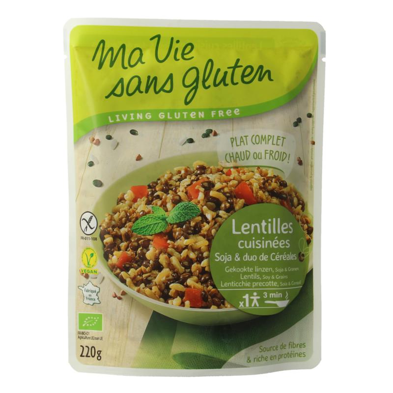 Ma Vie Sans Gekookte Linzen Soja & Granenduo Glutenvrij Bio