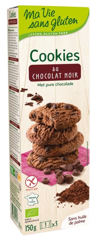 Ma Vie Sans Koekjes Met Pure Chocolade Glutenvrij Bio