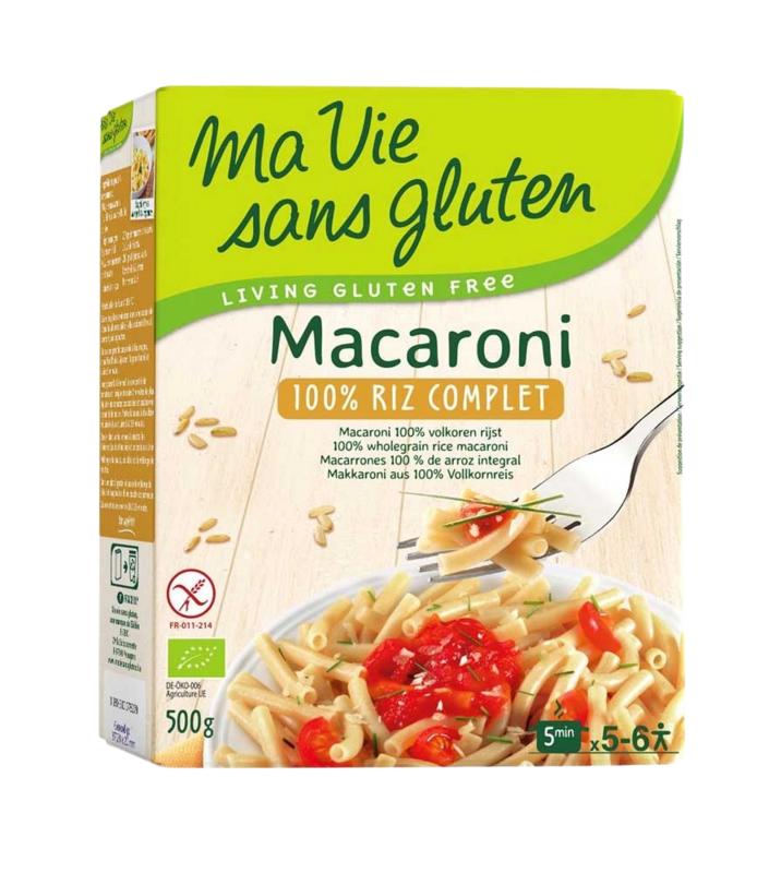 Ma Vie Sans Macaroni Van Volkoren Rijst Glutenvrij Bio