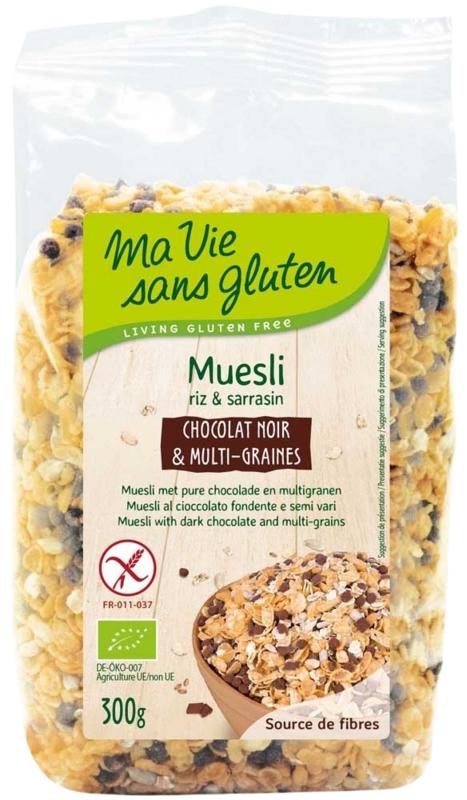 Ma Vie Sans Muesli Chocolade En Multigranen Glutenvrij Bio