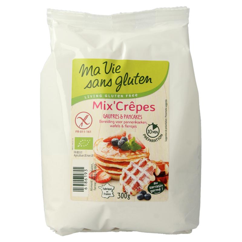Ma Vie Sans Pannenkoeken Wafels En Flensjes Mix Glutenvrij Bio