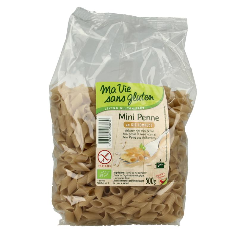 Ma Vie Sans Penne Mini Volkoren Glutenvrij Bio