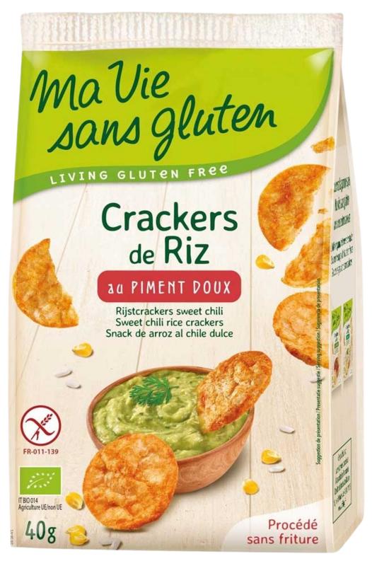Ma Vie Sans Rijstcrackers Sweet Chili Glutenvrij Bio