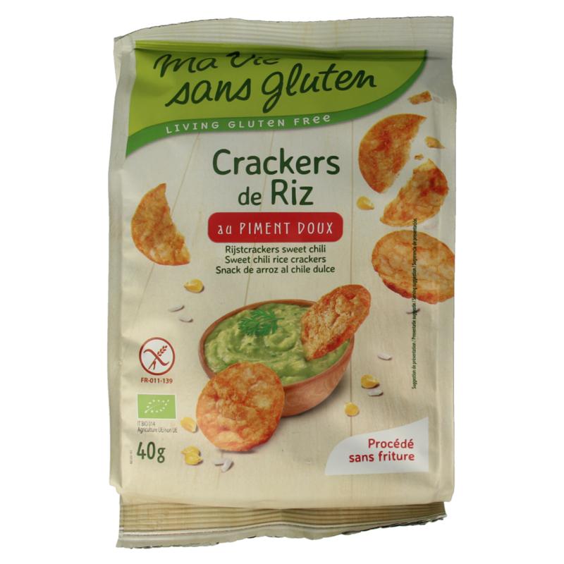 Ma Vie Sans Rijstcrackers Sweet Chili Glutenvrij Bio