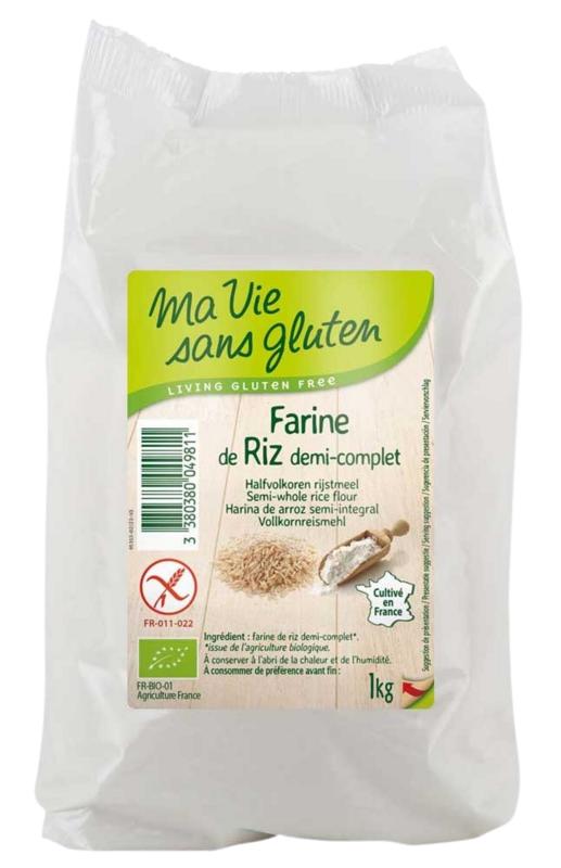 Ma Vie Sans Rijstmeel Halfvolkoren Glutenvrij Bio