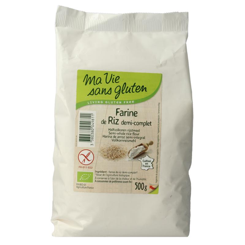 Ma Vie Sans Rijstmeel Halfvolkoren Glutenvrij Bio