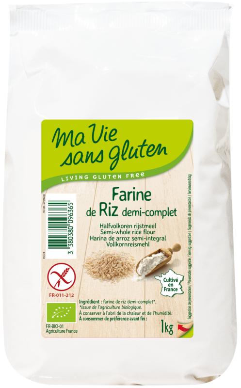 Ma Vie Sans Rijstmeel Halfvolkoren Glutenvrij Bio