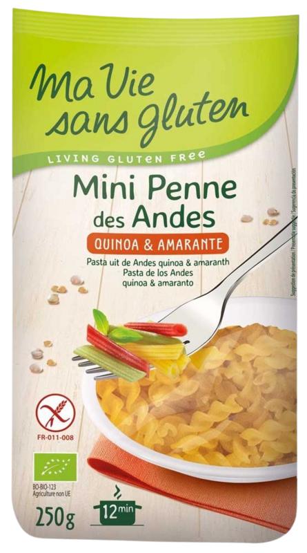 Ma Vie Sans Tricolor Mini Penne Glutenvrij Bio