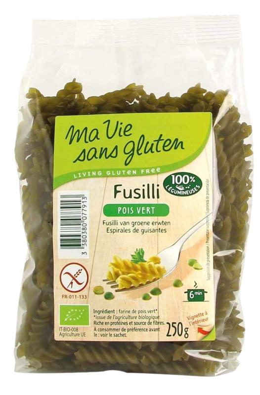 Ma Vie Sans Fusilli Van Groene Erwten Glutenvrij Bio