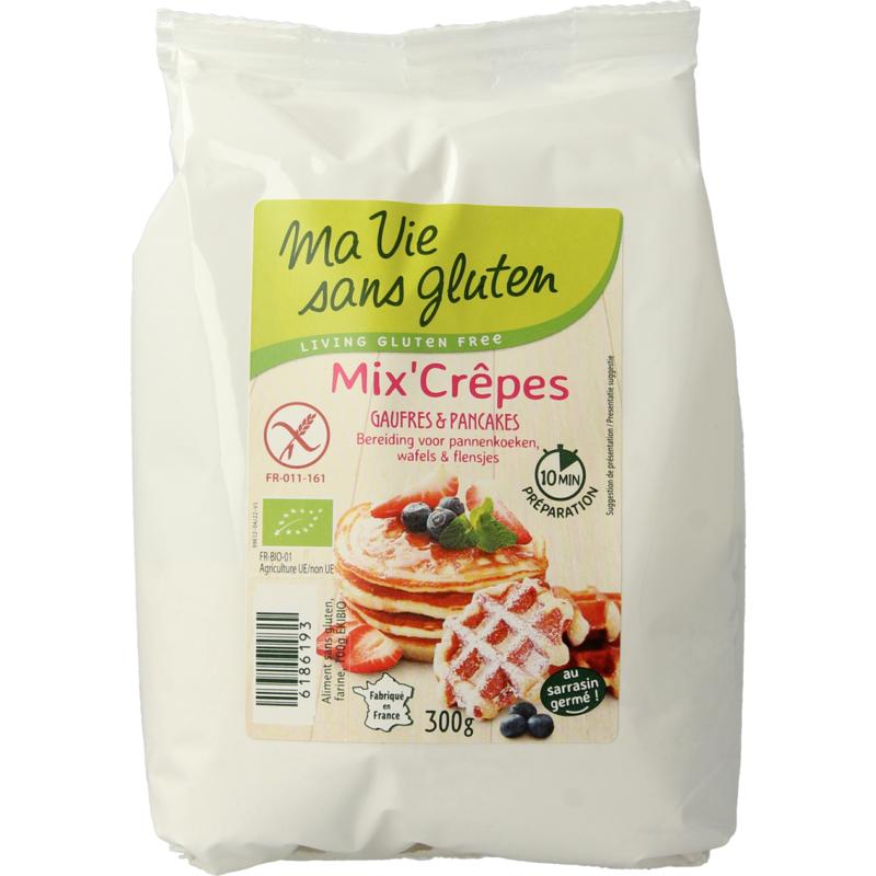 Ma Vie Sans Pannenkoeken Wafels En Flensjes Mix Glutenvrij Bio