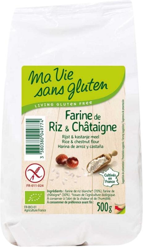 Ma Vie Sans Rijst & Kastanjemeel - Glutenvrij - Bio