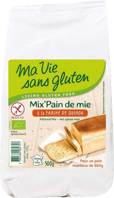 Ma Vie Sans Wit Broodmix Met Quinomeel Bio Glutenvrij