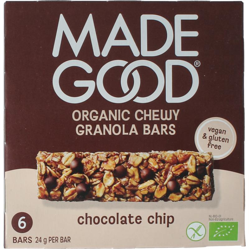 Madegood Granola Bar Chocolate Chip 24 Gram Bio