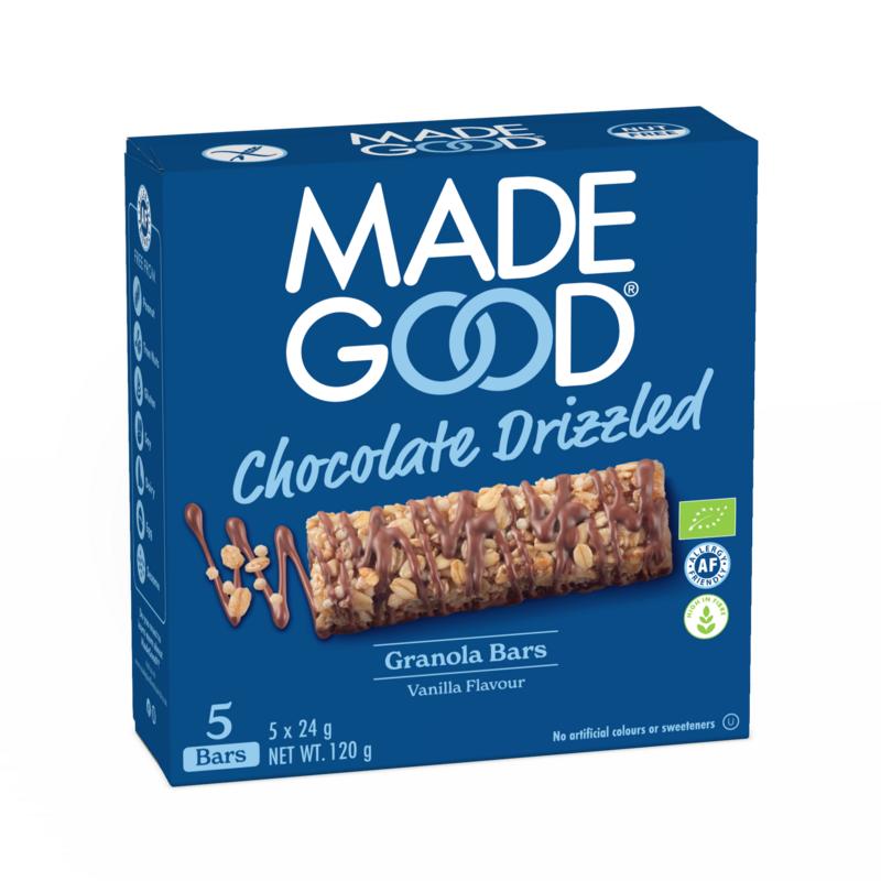 Madegood Granola Bar Chocolate Vanilla Bio