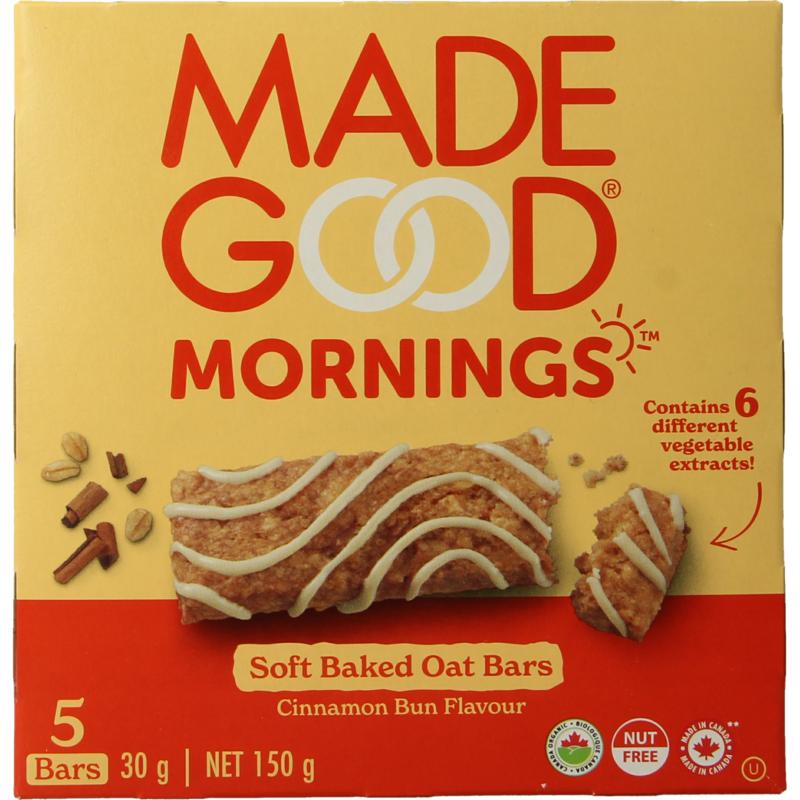 Madegood Morning Bar Cinnamon Bun Bio