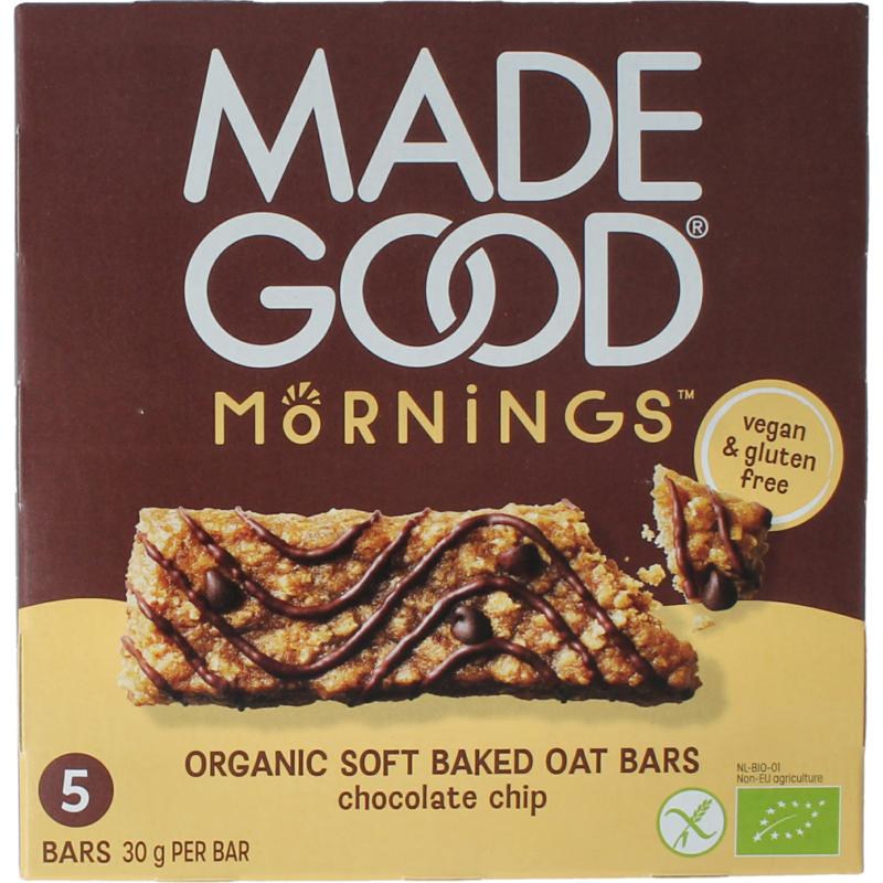 Madegood Mornings Bar Choco Chip Bio