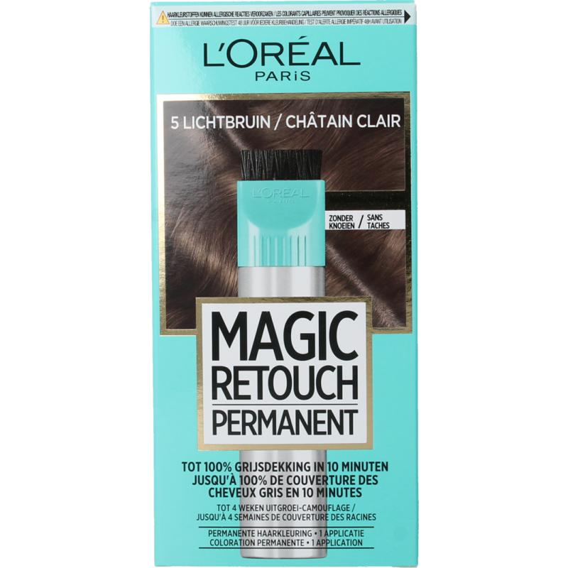 Magic Retouch Permanente Haarkleuring Nr 5 Lichtbruin