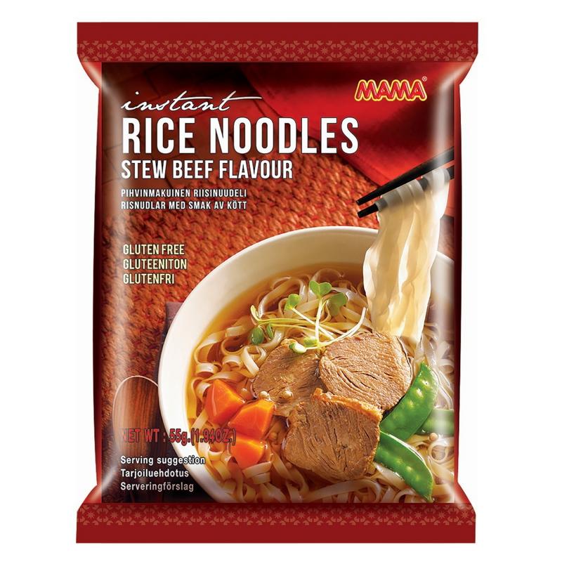 Mama Instant Noedels Rundvleessmaak Glutenvrij