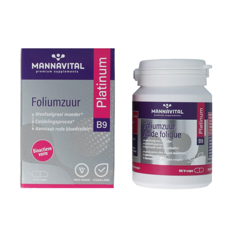 Mannavital Foliumzuur Platinum