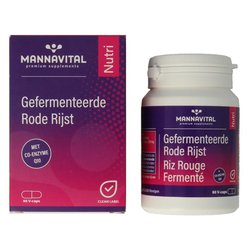 Mannavital Gefermenteerde Rode Rijst