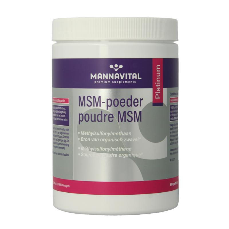 Mannavital Msm Poeder Platinum