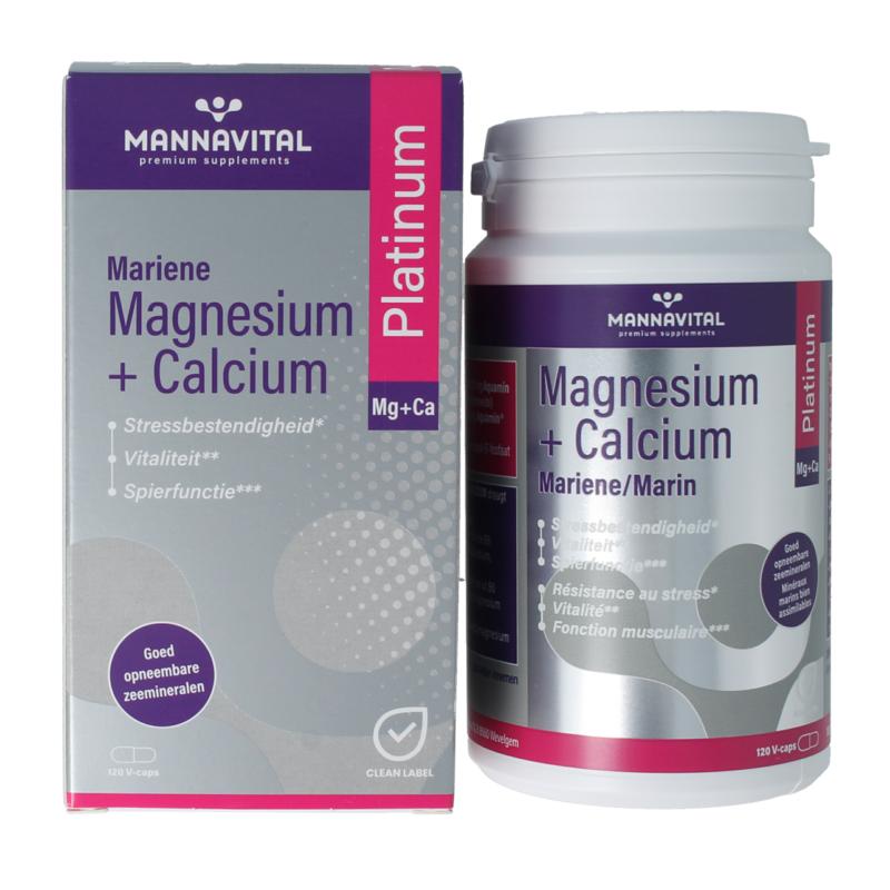 Mannavital Mariene Magnesium + Calcium Platinum