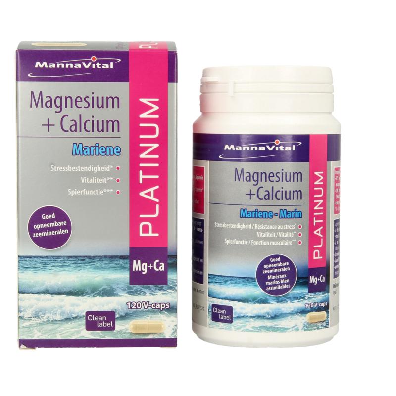 Mannavital Mariene Magnesium + Calcium Platinum