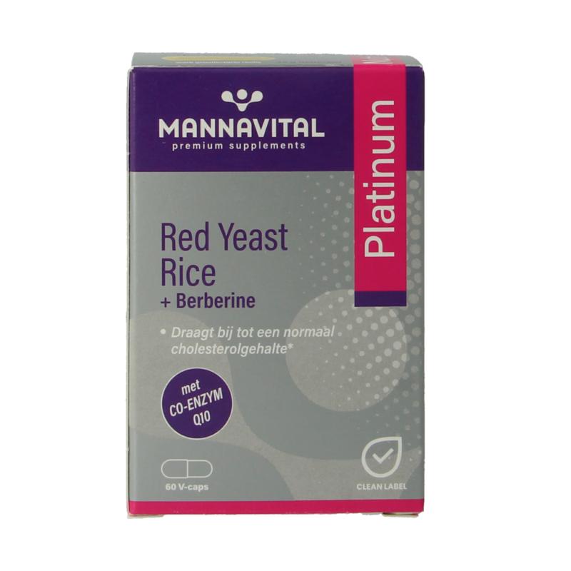 Mannavital Rode Rijst + Berberine Platinum
