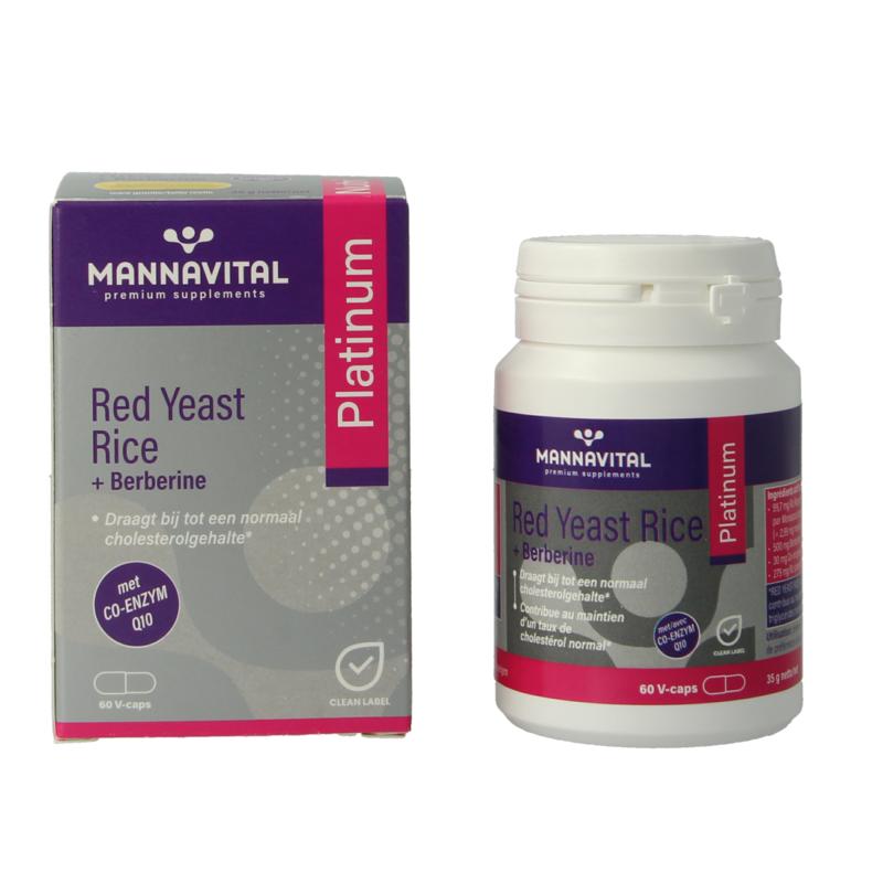 Mannavital Rode Rijst + Berberine Platinum