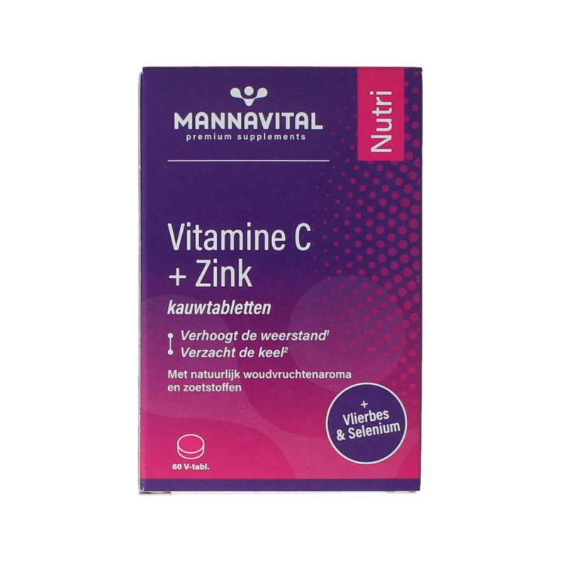 Mannavital Vitamine C Plus Zink