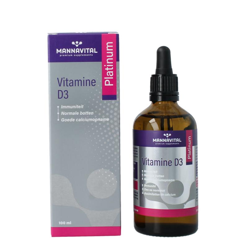 Mannavital Vitamine D3 Platinum