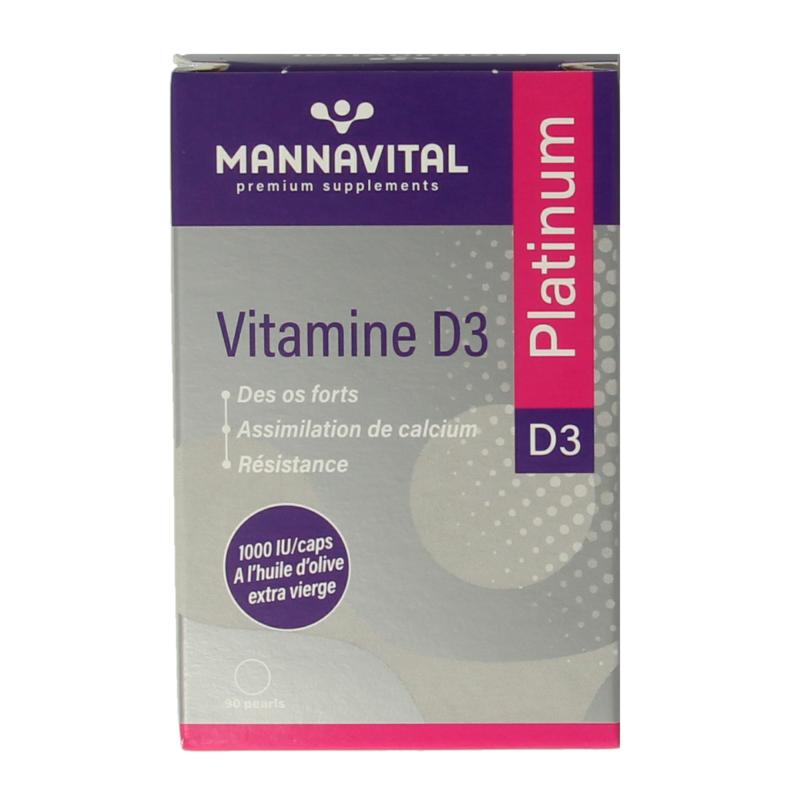 Mannavital Vitamine D3 Platinum