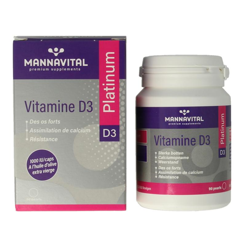 Mannavital Vitamine D3 Platinum