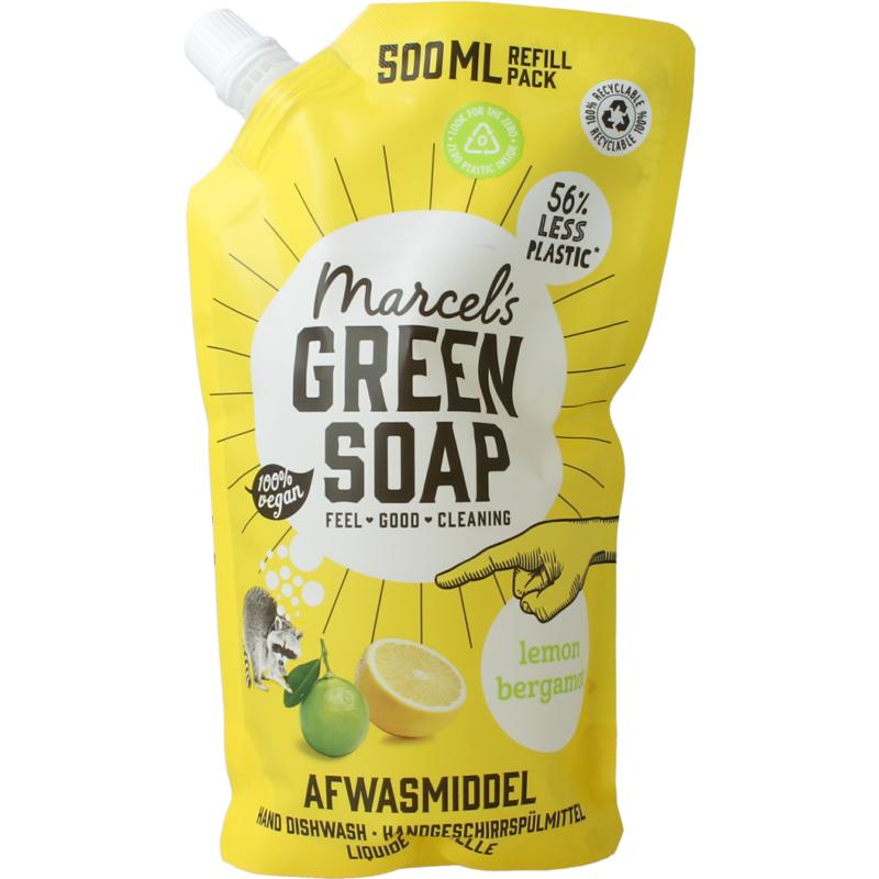 Marcel's Gr Soap Afwasmiddel Lemon & Bergamot Navulling