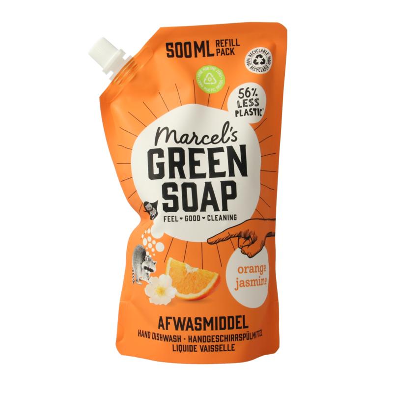 Marcel's Gr Soap Afwasmiddel Sinaasappel & Jasmijn Navulling