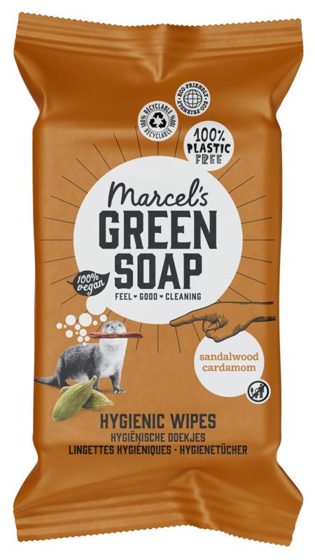 Marcel's Gr Soap Cleansing Wipes Sandelhout & Kardemom