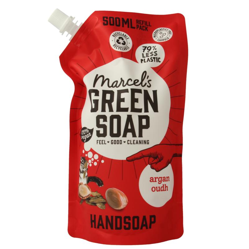 Marcel's Gr Soap Handzeep Argan & Oudh Navul