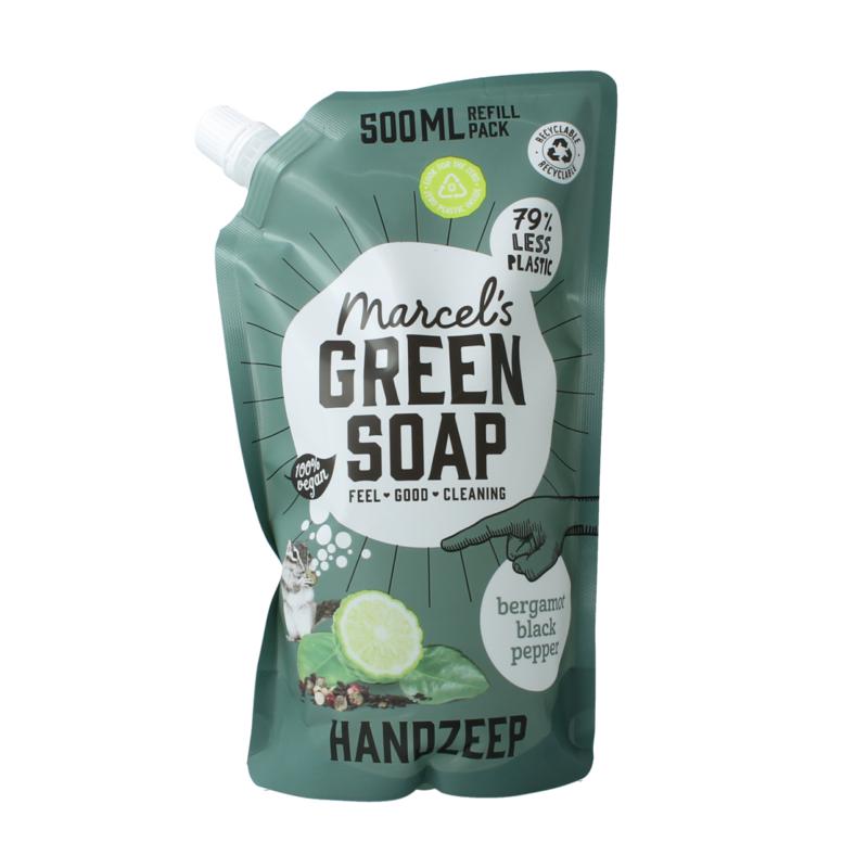 Marcel's Gr Soap Handzeep Bergamot & Black Pepper Navul