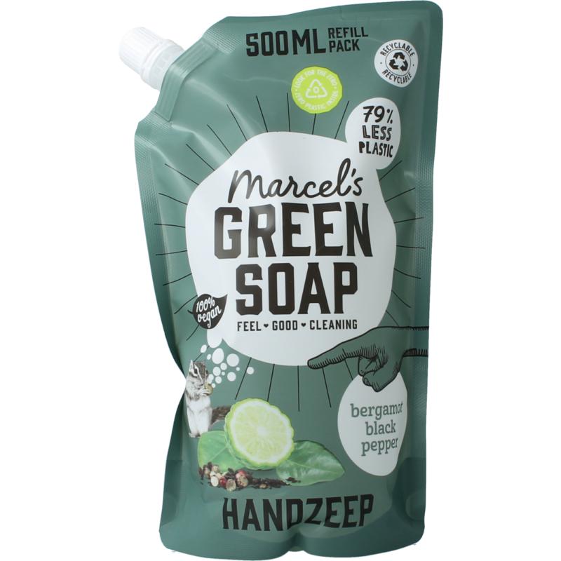 Marcel's Gr Soap Handzeep Bergamot & Black Pepper Navul