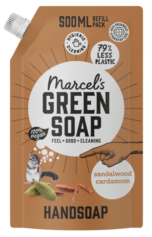 Marcel's Gr Soap Handzeep Sandelhout & Kardemom Navul