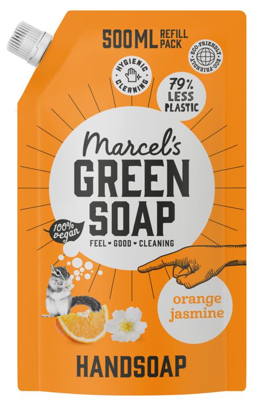 Marcel's Gr Soap Handzeep Sinaasappel & Jasmijn Navul