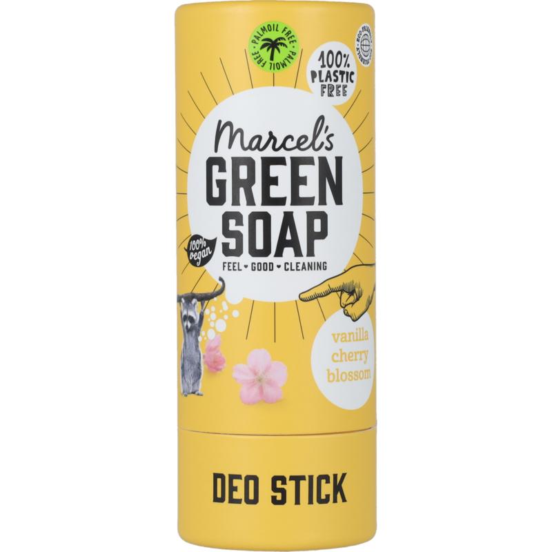 Marcel's Green Soap Deodorant Stick Vanilla & Cherry Blossom