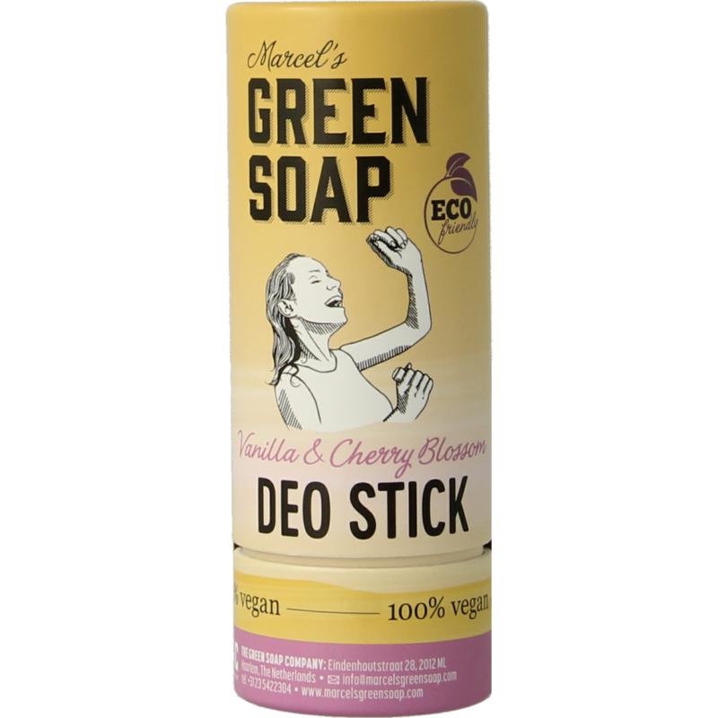Marcel's Green Soap Deodorant Stick Vanilla & Cherry Blossom