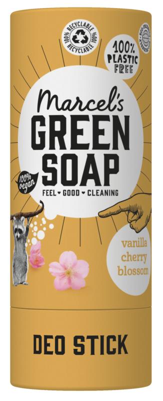 Marcel's Green Soap Deodorant Stick Vanilla & Cherry Blossom