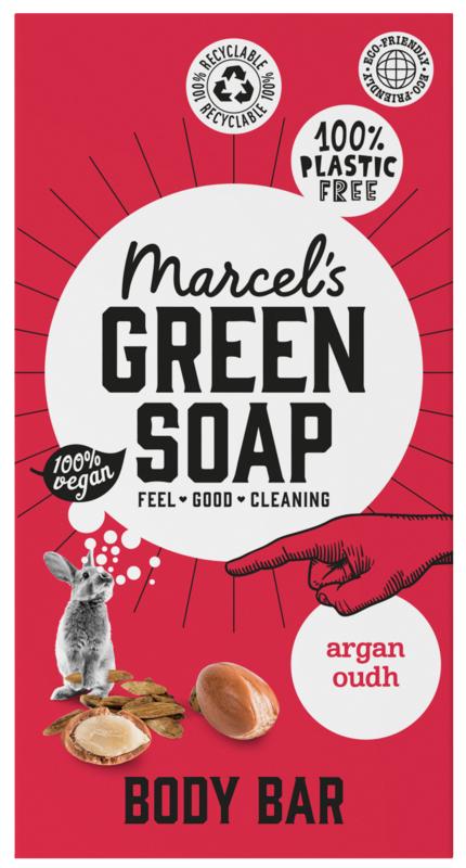 Marcel's Green Soap Shower Bar Argan & Oudh