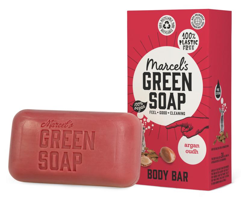 Marcel's Green Soap Shower Bar Argan & Oudh