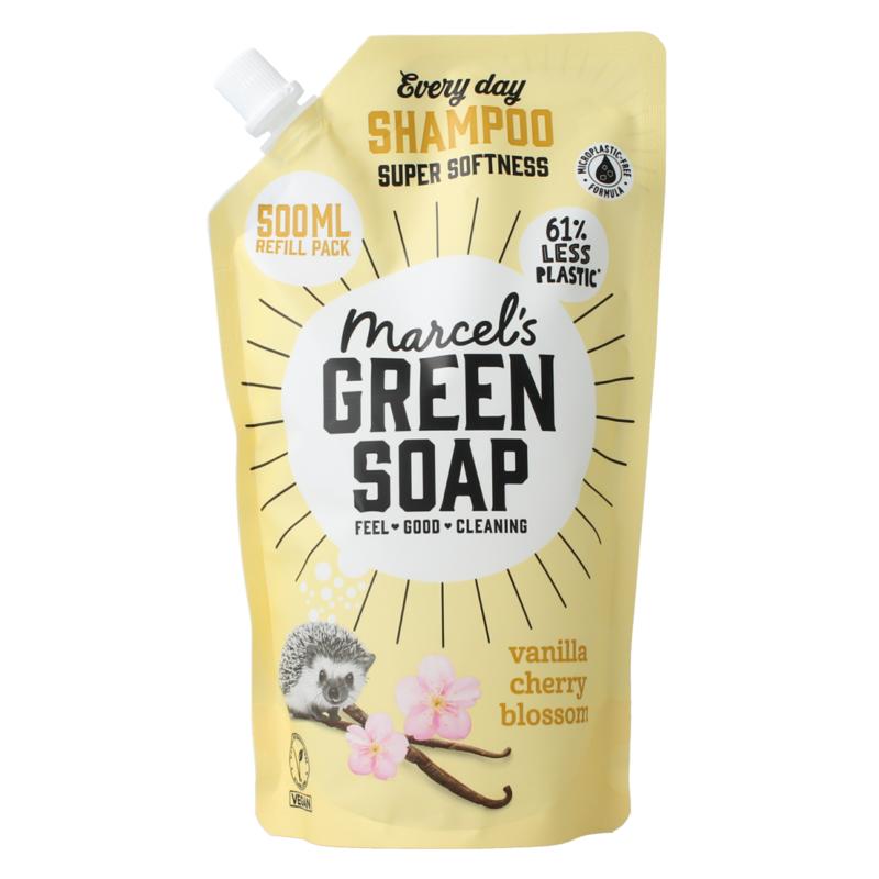 Marcel's Gr Soap Shampoo Vanille & Kersenbloesem Navulling
