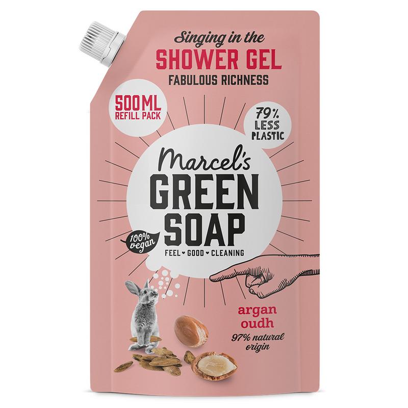 Marcel's Gr Soap Showergel Argan & Oudh Navulling
